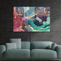 Wallity Pintura Decorativa de Vidrio Templado Multicolor 70 x 100 cm